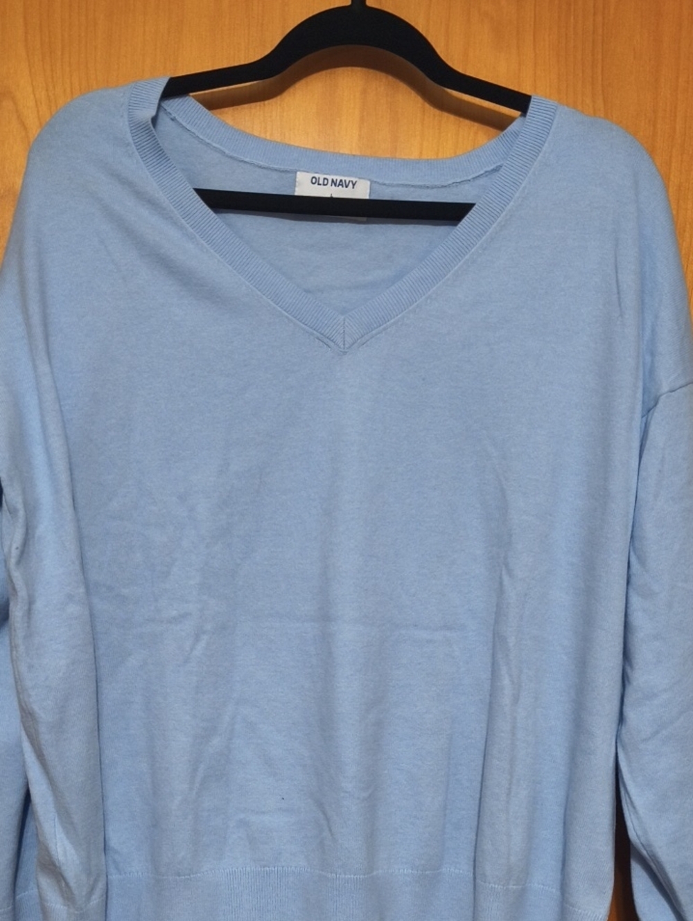 Old Navy Pale Blue V-Neck Sweater